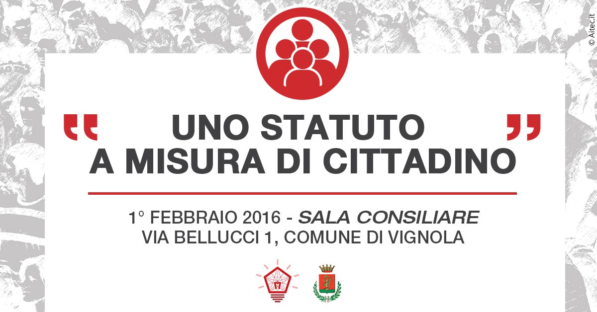 Uno statuto a misura di cittadino - Partecipattiva - Comune di Vignola